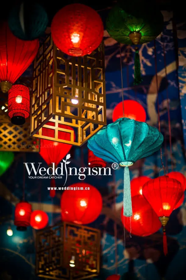 灯光婚礼设计中式免抠