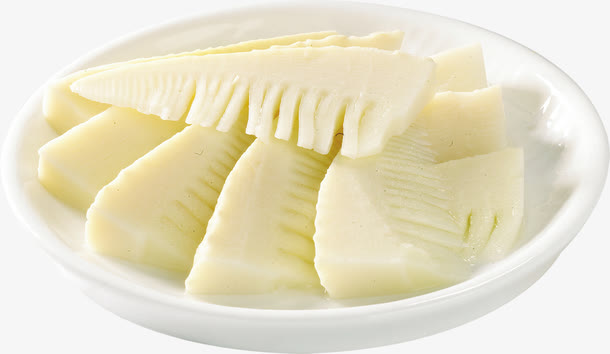 春季笋切块食物免抠