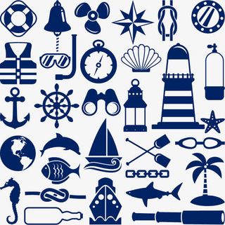航海主题矢量素材下载，免抠