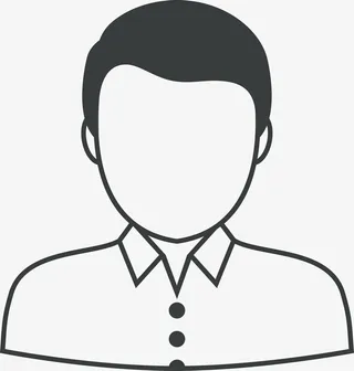 简易男人头像素材免抠