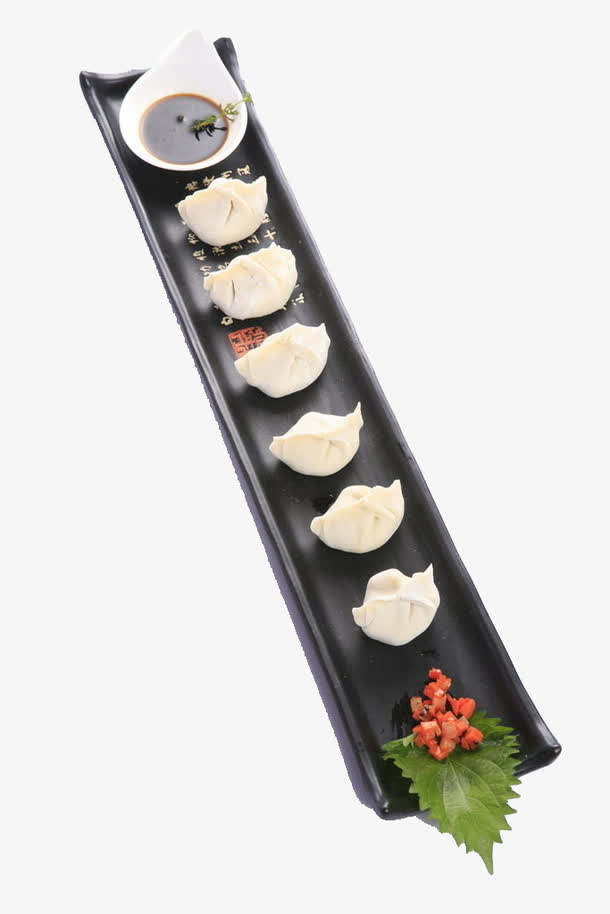 传统食物饺子免抠