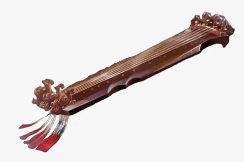 古代古琴古筝免抠