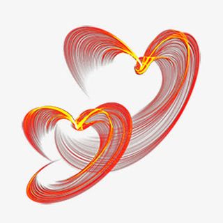 红光免抠装饰素材免抠