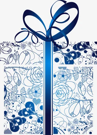 矢量创意礼盒免抠