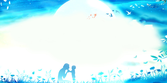 母亲节创意温馨海报背景图高清