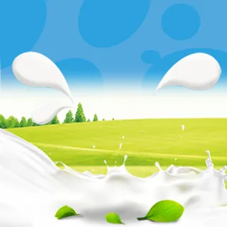 清新草地牛奶奶粉PSD分层主图背景素材高清
