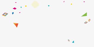 彩色图形碎纸漂浮素材免抠