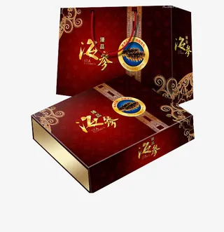 海参包装礼盒免抠