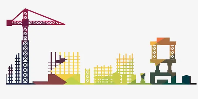 工地剪影免抠