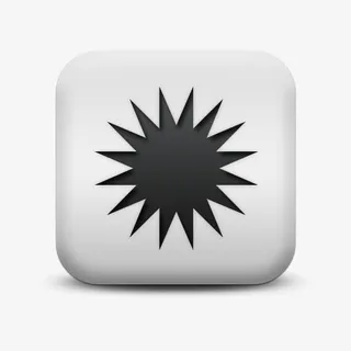 不光滑的白色的广场图标自然奇迹免抠