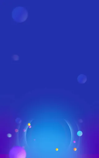 蓝色光效扁平H5背景高清