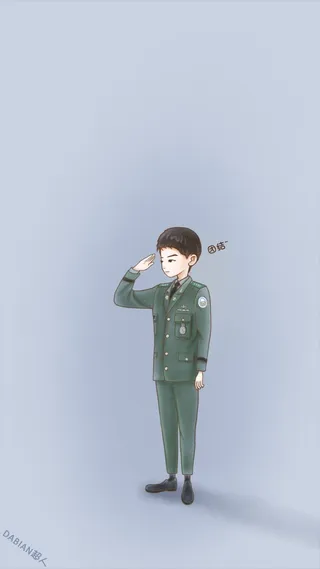 太阳后裔宋仲基动漫H5背景高清