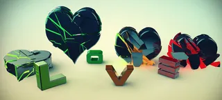 简约爱心爱情背景高清