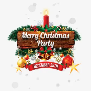 圣诞木质吊牌免抠