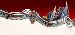 古典房檐背景高清