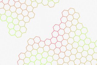 唯美蜂窝六边形背景矢量