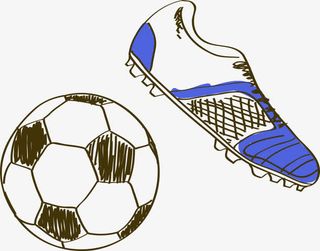 手绘卡通球鞋免抠手绘/卡通卡通元素