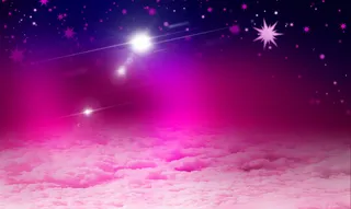 浪漫唯美紫色梦幻星空背景素材高清