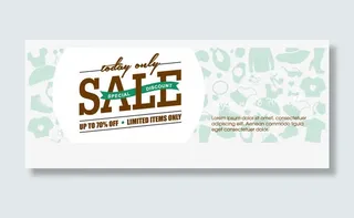 促销banner与图标图片