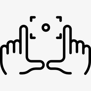 手和范围图标免抠