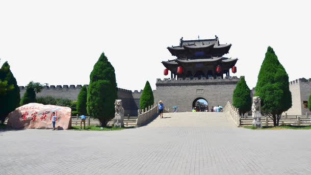 晋中常家庄园高清图片免抠