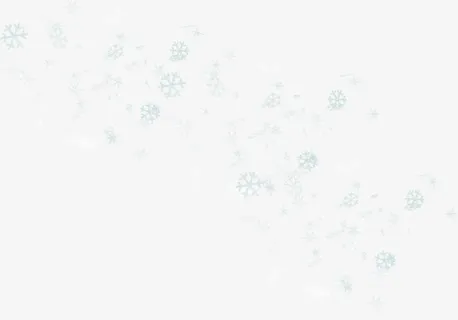 唯美雪花免抠