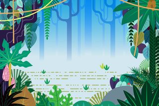 彩色设计插画平面广告高清