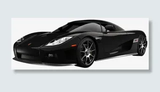 黑色跑车图标免抠