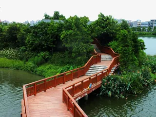 花都湖风景摄影免抠