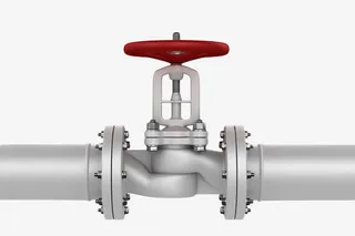 矢量手绘银灰色金属钢管免抠