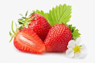 新鲜的草莓水果免抠