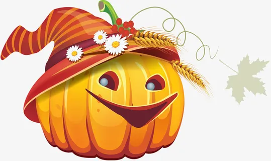 万圣节可爱南瓜01免抠