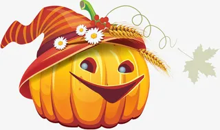 万圣节可爱南瓜01免抠