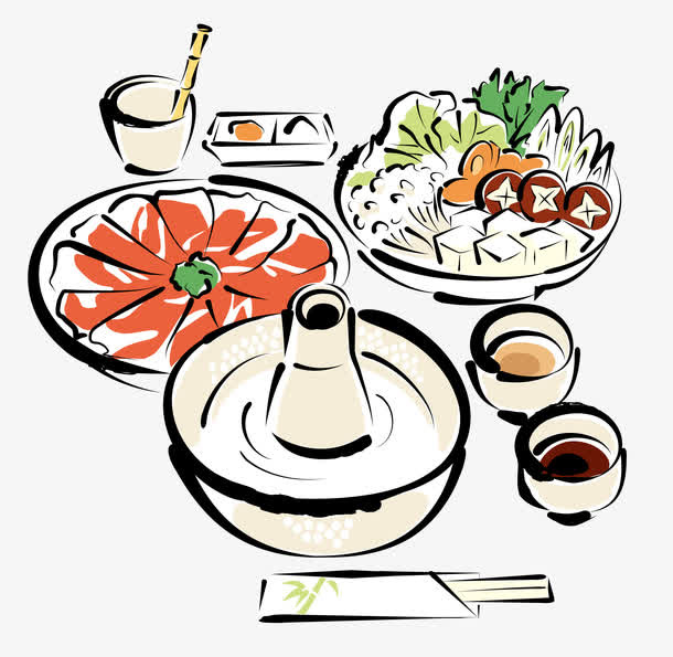 火锅大家族免抠