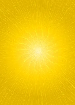 简约黄色酷炫光芒平面广告高清