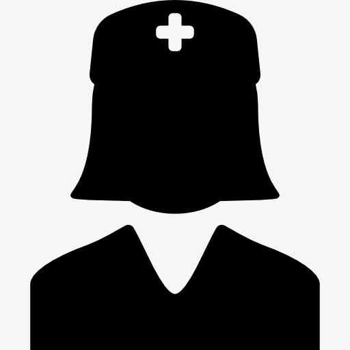 戴帽子的女人红十字图标免抠