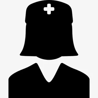 戴帽子的女人红十字图标免抠