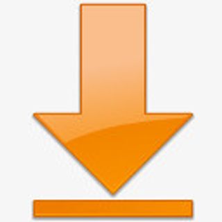 箭头下载橙色humano2免抠