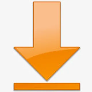 箭头下载橙色humano2免抠