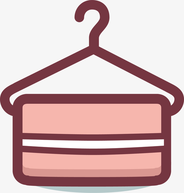 粉色毛巾免抠图标免抠