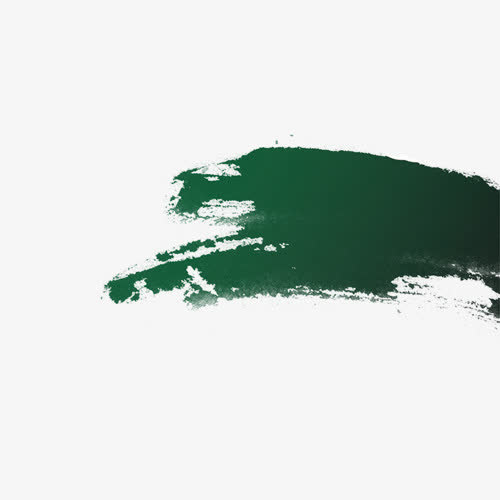 笔刷   绿色画笔   水墨免抠