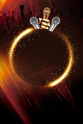 炫彩时尚主播招募宣传海报背景素材高清