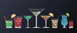 简约鸡尾酒背景图高清