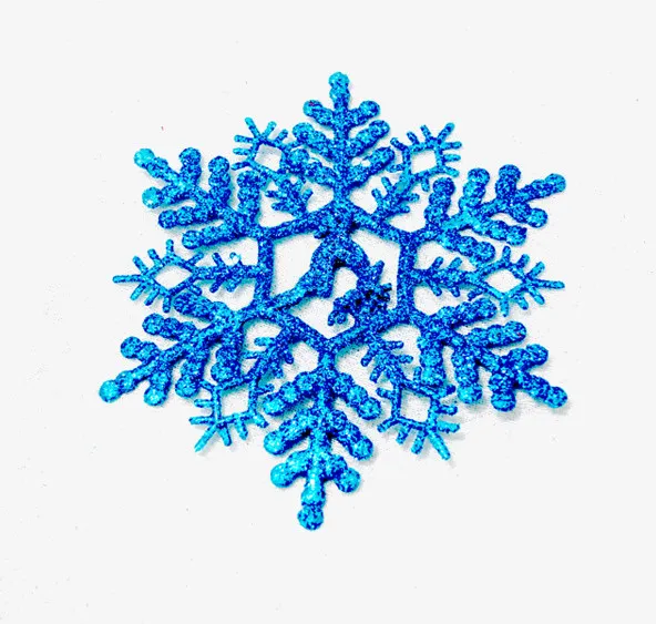 塑胶雪花挂件免抠