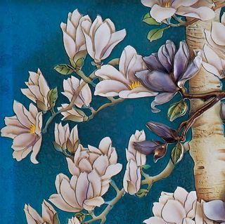 复古创意立绘花卉植物免抠