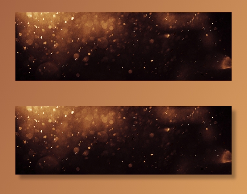 金色砂砾大气火光黑色banner高清