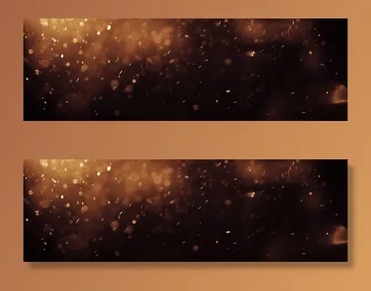 金色砂砾大气火光黑色banner高清