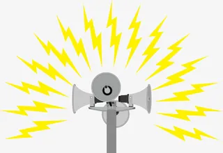 喇叭播放声音简图免抠