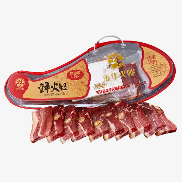 切片的金华火腿免抠