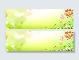 春季淘宝清新背景